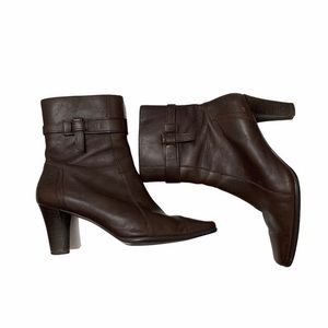 Etienne Aigner Brown Heeled Boots